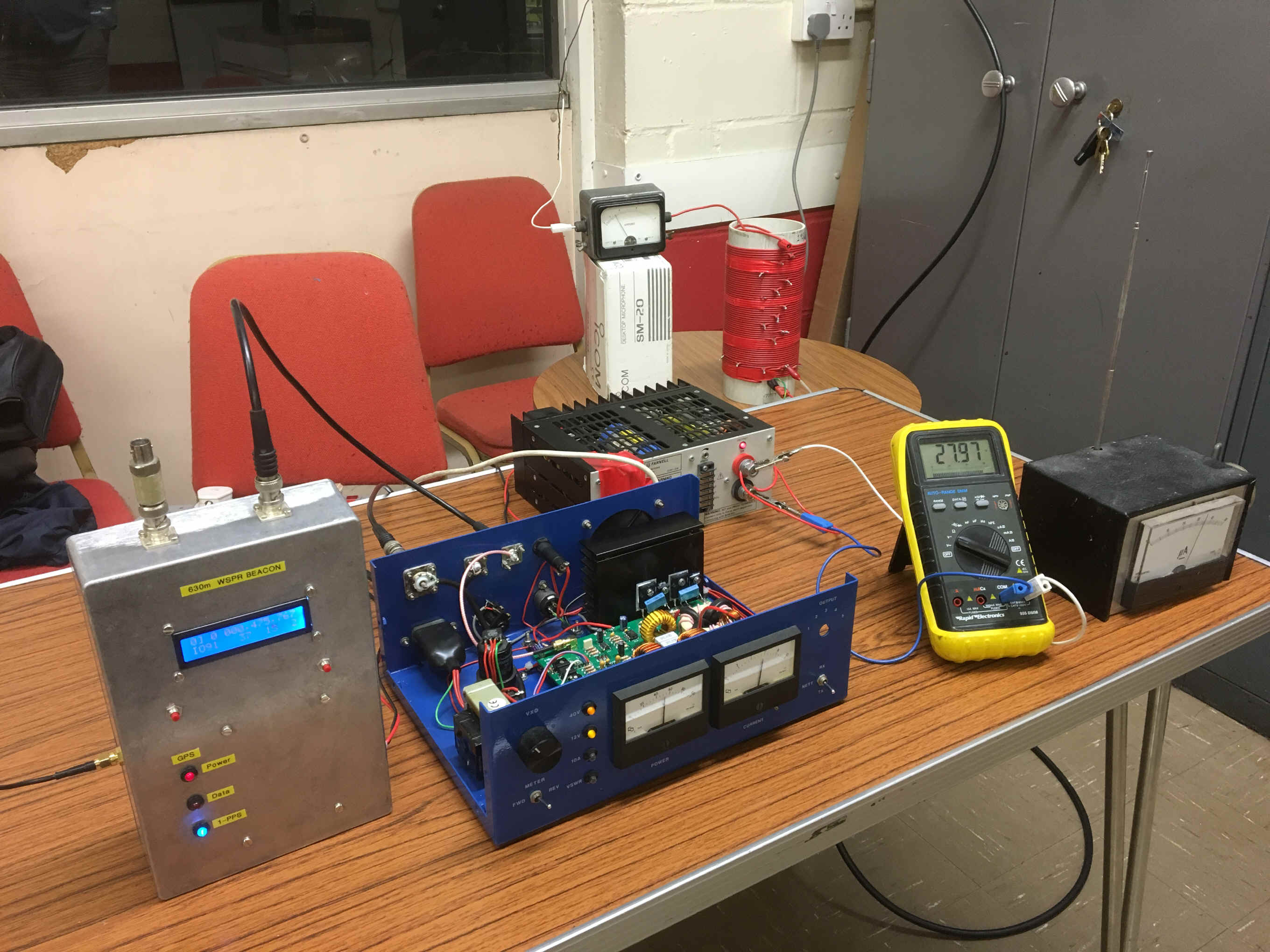 Wspr Testing Device 300W amplifier components and notes