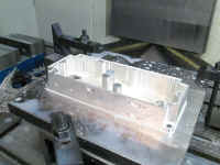 Payload enclosure milled from solid Aluminium